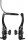 SHIMANO V-Brake "BR-T4000" SB-verpackt, 16 + 25 mm hinten, schwar