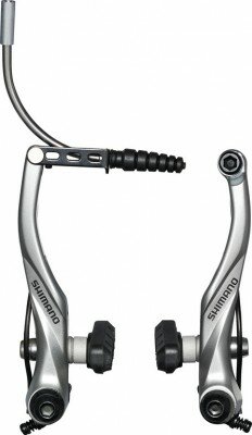 V-Brake Shimano BR-T4000 V-Rad, silber, mit Kabelführung