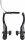 V-Brake Shimano Deore BR-T610 H-Rad, schwarz, Trekking