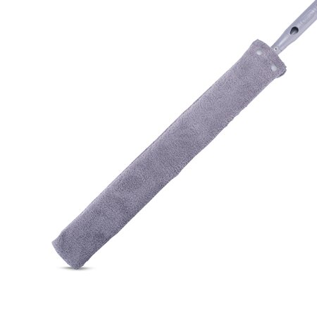 ProWin Nischenwischer mit Faser - Fluffy grau Stab
