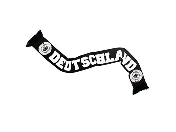 DFB Jacquard Schal schwarz