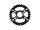 SHIMANO Kettenblatt "SLX" Für 12-fach, SB-verpackt 36 Zähne