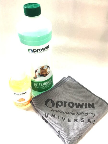 Prowin Alleskönner 1000ml +Orange Power 250ml +Univsaltuch 3er Set