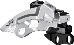 Umwerfer Shim. Deore Top Swing Dual Pull FDM610X6  schwarz 34,9/31,8/28,6mm