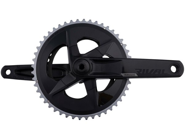 SRAM Kettenradgarnitur "Rival AXS" 2-fach, DUB, oh 35 / 48 Zähne,