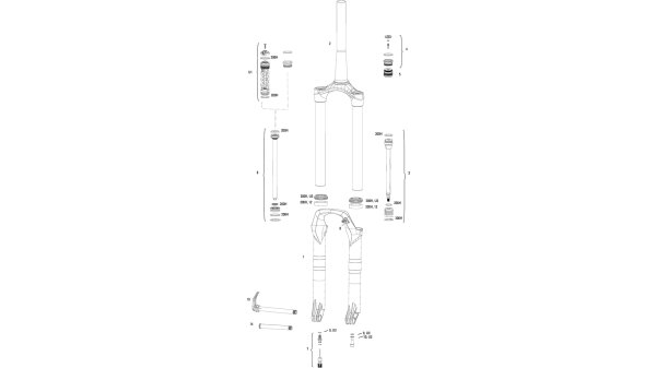 ROCKSHOX Federgabel Reba 26 A1-A2 2020-2021 100 mm