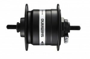 VR-Nabendynamo Shimano DH3N31BLG 100mm, 32 Loch, schwarz, SNSP