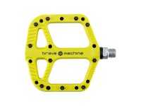 BRAVE Plattform-Pedal "Freeride XL" Mod. 19 SB-ver limegreen