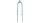 Gabel 28" 1", Schaft 285 mm, Gewinde 40 mm, I-Brak pigeon blue