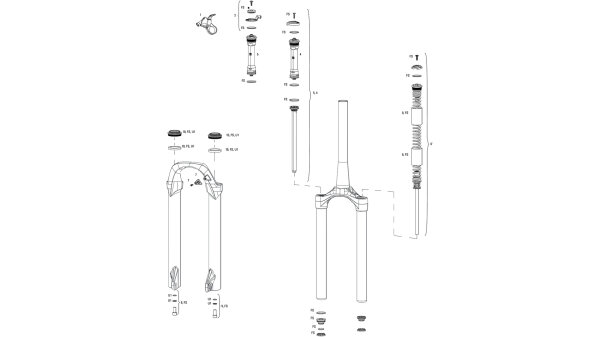 ROCKSHOX Ölabstreifring 5 mm, Beutel z