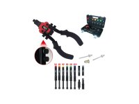 KS-TOOLS Zangensatz "3 in 1" Nietzange, universal, im Kunststoffk