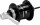 VR-Nabendynamo Shimano DHS701 100mm, 36 Loch, schwarz, SNSP