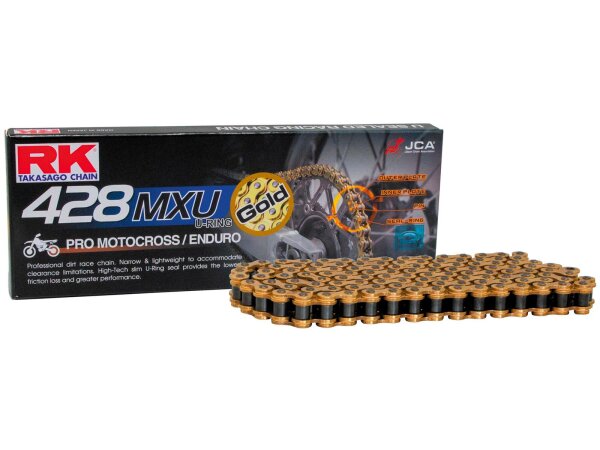 RK Kette "GB428MXU" (1/2x5/16) U-Ring Kette, Endur 140 Glieder