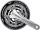 KRG Shimano T 611 48/36/26 175mm FC-T 611, silber, mit  KSS, Festachse