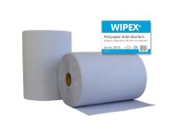 NORDVLIES Putzpapier "BlueTech" 2-lagig, industrie 2 Rollen &aacu