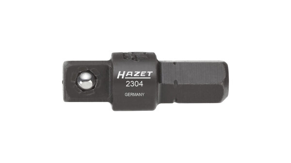 HAZET Adapter "2311" Sechskant 10 mm (3/8") / Vier Länge: 38 mm