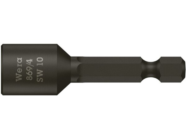WERA Steckschlüsseleinsatz "869/4" 1/4" Sechskant- 10 mm