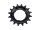 STURMEY ARCHER Steck-Zahnkranz 1/2" x 3/32" 16 Zähne, schw