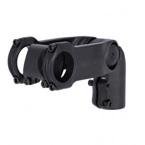 Ergotec Vorbau OCTOPUS BK AHEAD 70 31.8 - 110mm, winkelverstellbar 0°- 60°, für Bosch Kiox, Safety Level 4, schwarz matt
