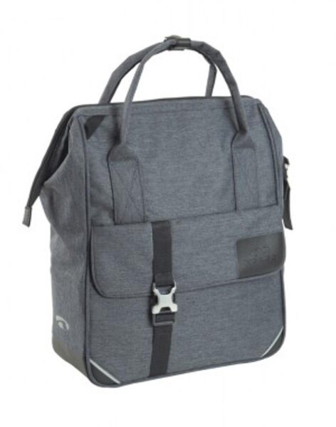City-Tasche Norco Millfield 38x30x13cm, tweed-grau,12ltr, KLICKfix