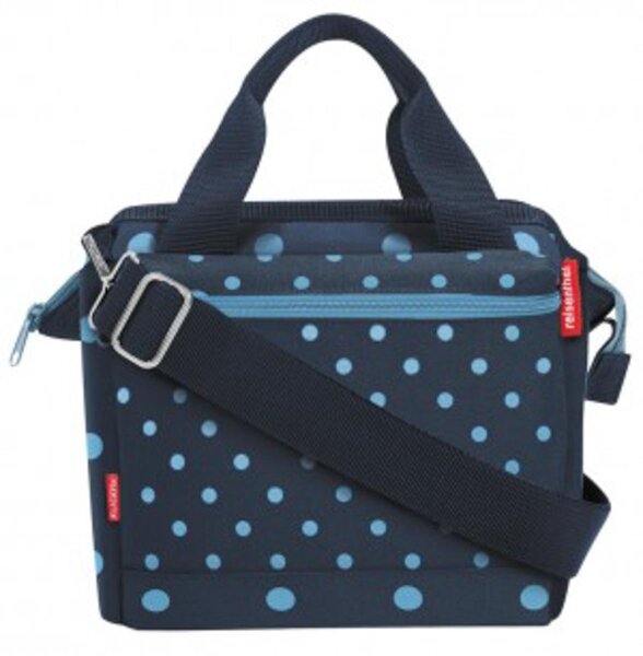 Lenkertasche KLICKfix Roomy 24x22x13cm, mixed dots blue, 4ltr, 630g