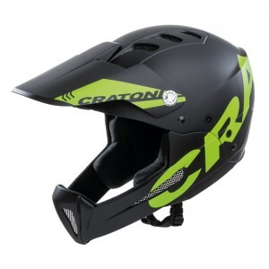 Fahrradhelm Cratoni Shakedown Gr. M/L (58-62cm) schwarz/lime matt