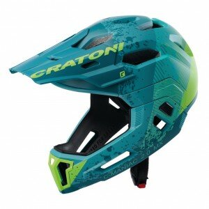 Fahrradhelm Cratoni C-Maniac 2.0MX (MTB) Gr. S/M (52-56cm) petrol/grün matt