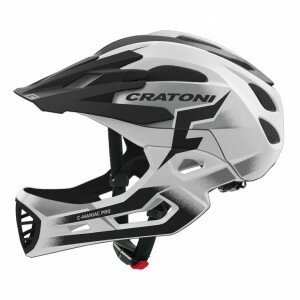 Fahrradhelm Cratoni C-Maniac Pro (MTB) Gr. L/XL (58-61cm) weiß/schwarz ma
