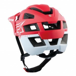 Fahrradhelm Cratoni AllSet Pro (MTB) Gr. S/M (54-58cm) rot/weiß matt