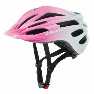 Fahrradhelm Cratoni Pacer Jr. Gr. S/M (54-58cm) pink/weiß matt