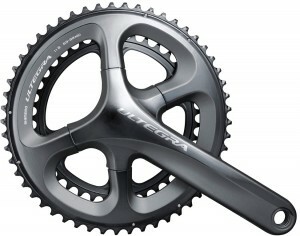 krg shimano ultegra 34/50 zähne 175mm fc6800, m. festachse, 11-fach kl 43,5