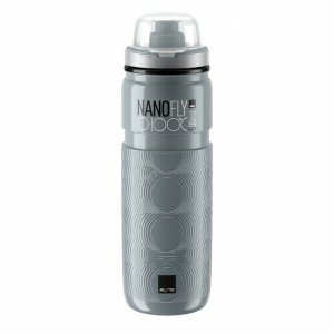 ELITE Trinkflasche "Nano Fly"  SB-verpackt Die lei grau