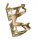 ELITE Trinkflaschenhalter "Prism Carbon" Mod. 19 S rechts, gold /