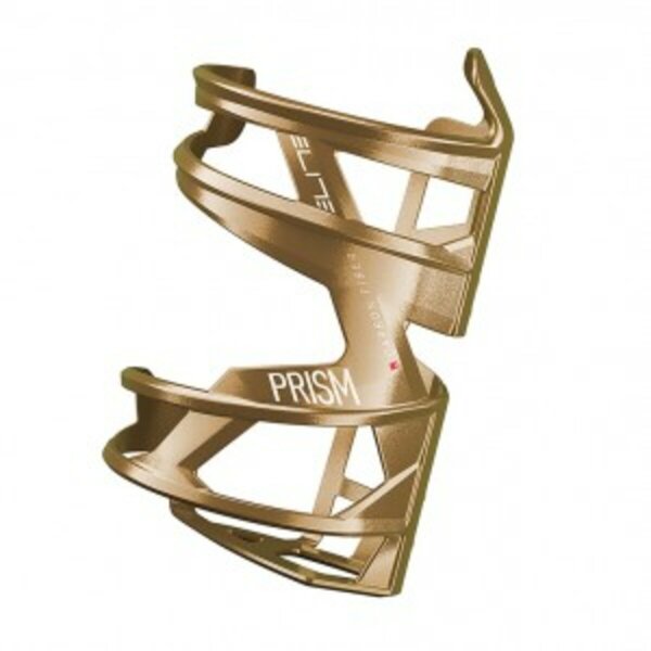 ELITE Trinkflaschenhalter "Prism Carbon" Mod. 19 S links, gold / 