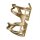 ELITE Trinkflaschenhalter "Prism Carbon" Mod. 19 S links, gold / 