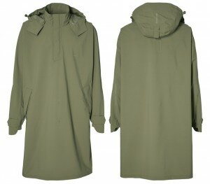 Fahrrad Regenponcho Basil Mosse olive green, Gr. XL/XXL, unisex