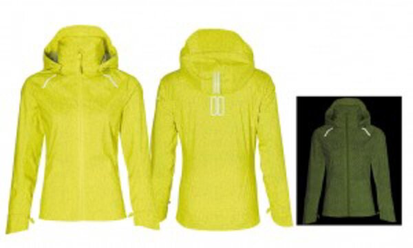 BASIL Regenjacke "Skane HiVis Women" Material: Bio Gr. L