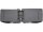 NEW LOOXS Doppeltasche "Vigo Double" Volumen: 37 l grey, mit vorm