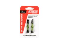 STANS Ventil SB-verpackt, Aluminium, SV, paarweis 35 mm, grün