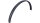 CURANA H.R.-Schutzblech "Apollo" Aluminium, schwar 28", 55 / 1110