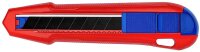 KNIPEX Cuttermesser "CutiX" Universal, für Abbrech rot / blau
