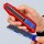 KNIPEX Cuttermesser "CutiX" Universal, für Abbrech rot / blau