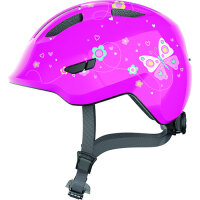 Smiley 3.0 pink butterfly, M= 50-55cm, Abus Helme, 67258