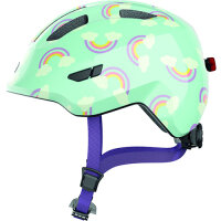 Smiley 3.0 LED blue rainbow, M= 50-55cm, Abus Helme, 67301
