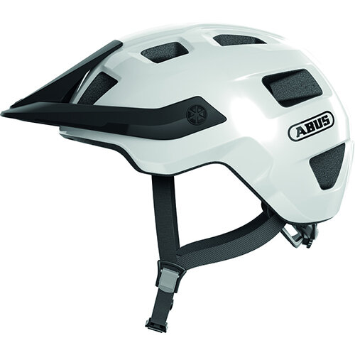 Motrip shiny white, S= 51-55cm, Abus Helme, 64709