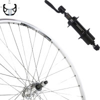 Hinterrad 28" CS-7 silber DE, CHRINA, TY500, Sspann,...