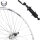 Hinterrad 28" CS-7 silber DE, CHRINA, TY500, Sspann, Roland,
