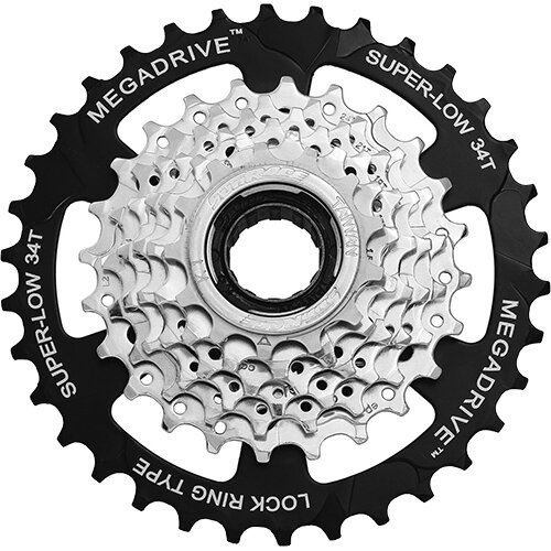 Freilaufkranz 7-fach 13-34, 13-15-17-19-21-24-34, SunRace, M