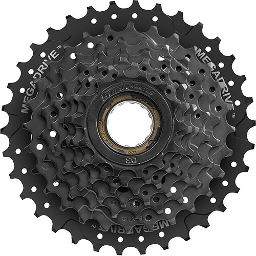 Freilaufkranz 7-fach 13-34, schwarz, SunRace, MFM300 7DV-BOX