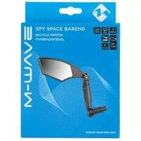 Spiegel Spy Space Barend, M-Wave, schwarz, Messingschlager,